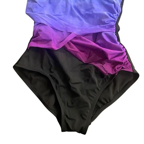 Miracle suit ombré color one piece bathing suit size medium - Picture 3 of 6